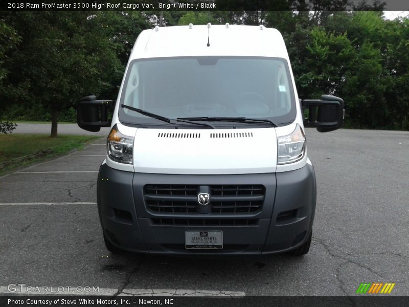 Bright White / Black 2018 Ram ProMaster 3500 High Roof Cargo Van