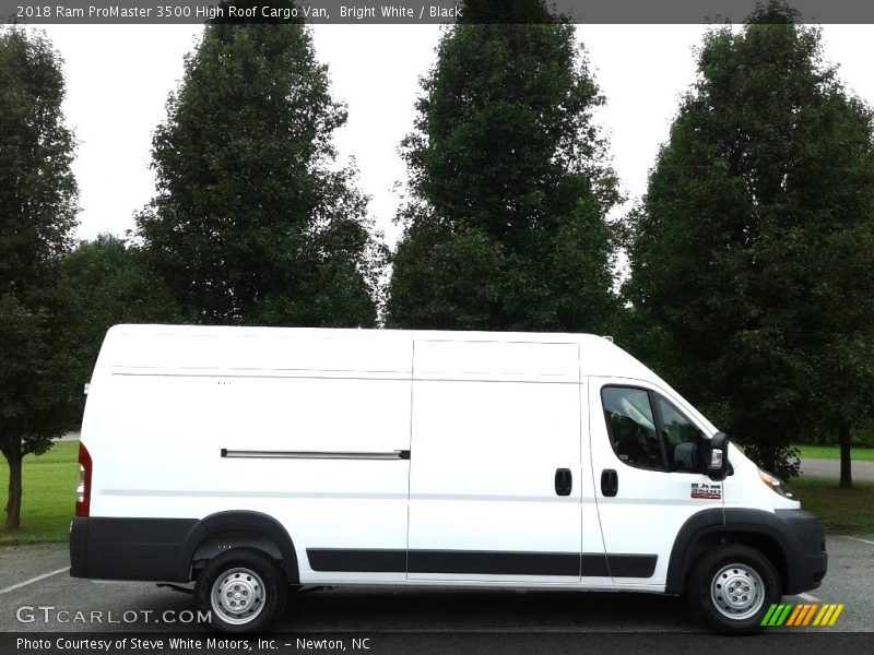 Bright White / Black 2018 Ram ProMaster 3500 High Roof Cargo Van