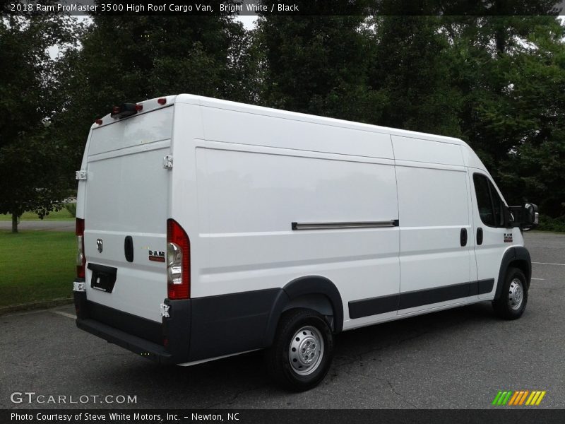 Bright White / Black 2018 Ram ProMaster 3500 High Roof Cargo Van