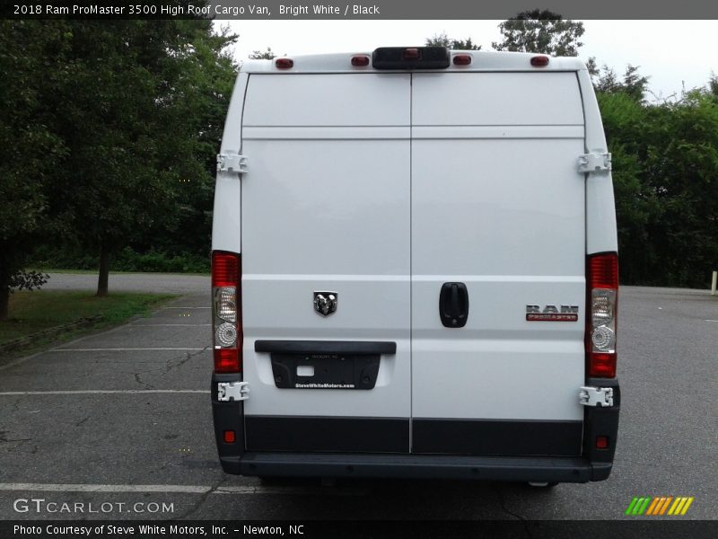 Bright White / Black 2018 Ram ProMaster 3500 High Roof Cargo Van