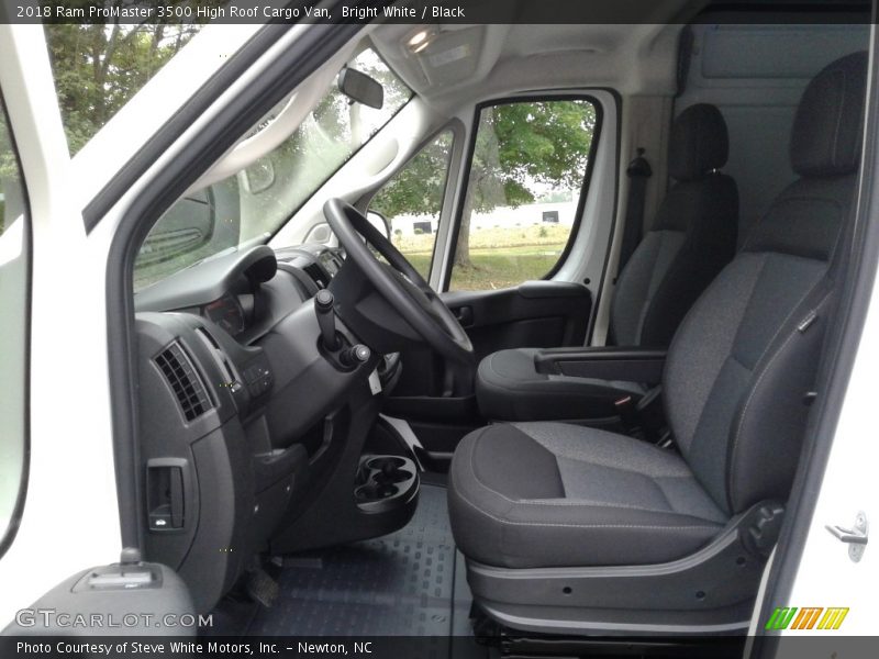  2018 ProMaster 3500 High Roof Cargo Van Black Interior