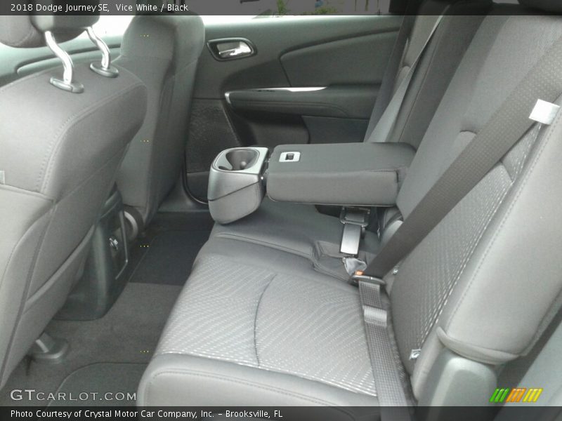 Vice White / Black 2018 Dodge Journey SE
