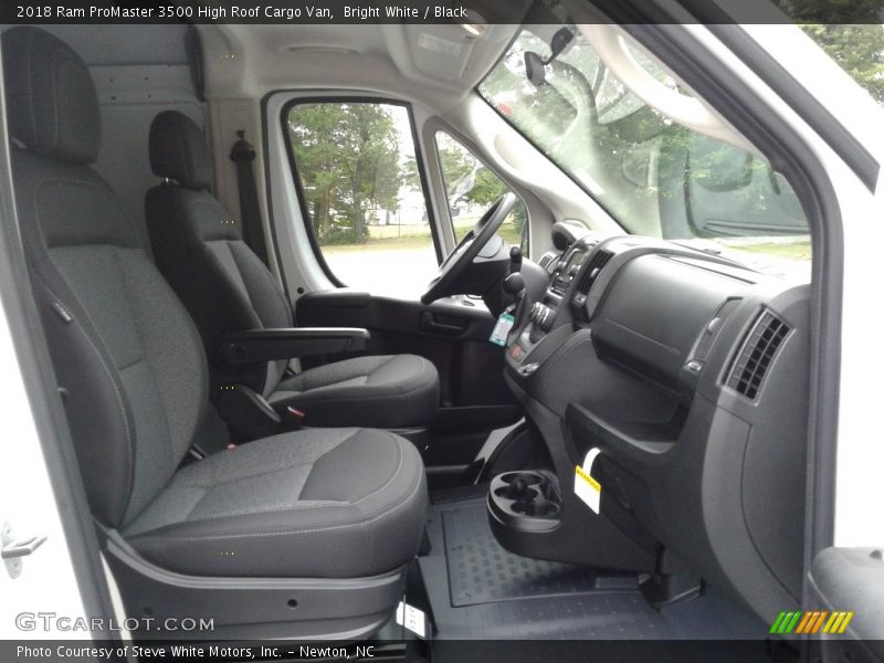 Bright White / Black 2018 Ram ProMaster 3500 High Roof Cargo Van