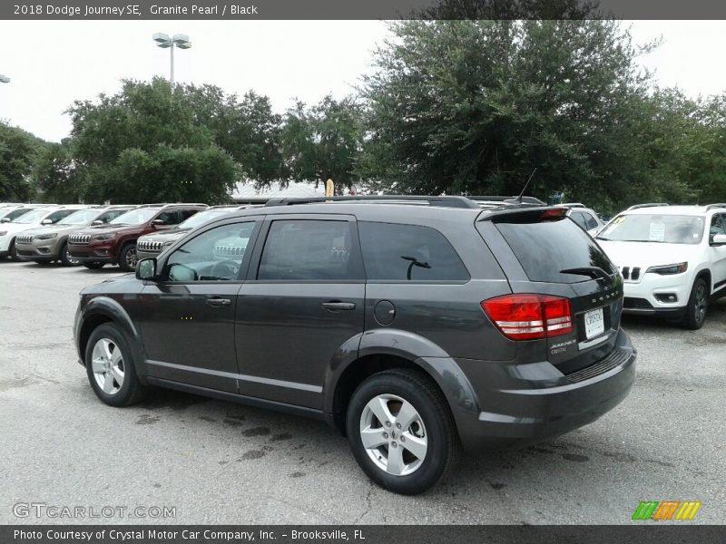 Granite Pearl / Black 2018 Dodge Journey SE