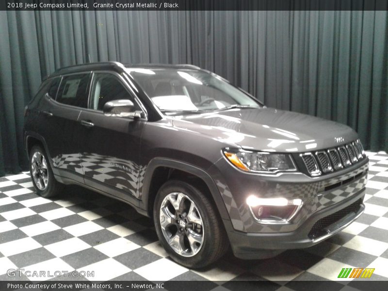 Granite Crystal Metallic / Black 2018 Jeep Compass Limited