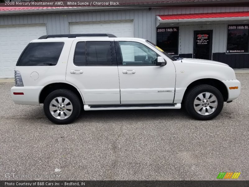 White Suede / Charcoal Black 2008 Mercury Mountaineer AWD