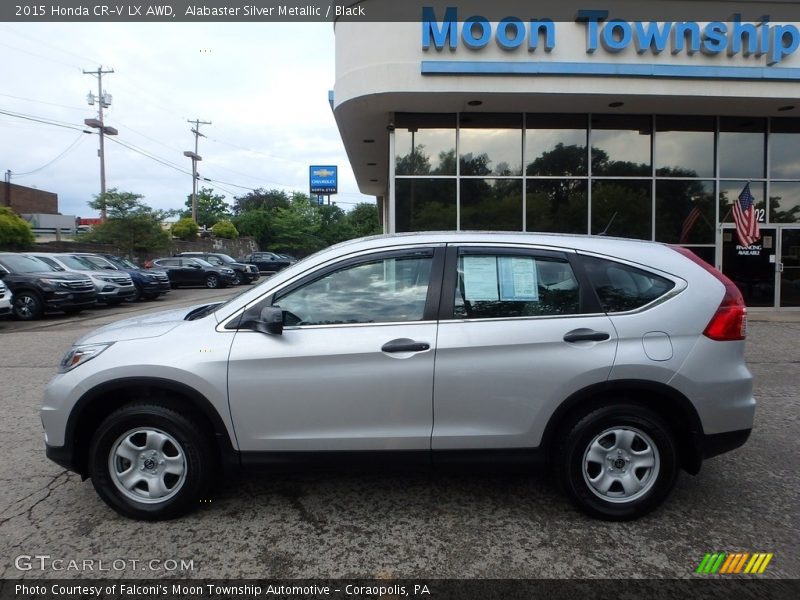Alabaster Silver Metallic / Black 2015 Honda CR-V LX AWD