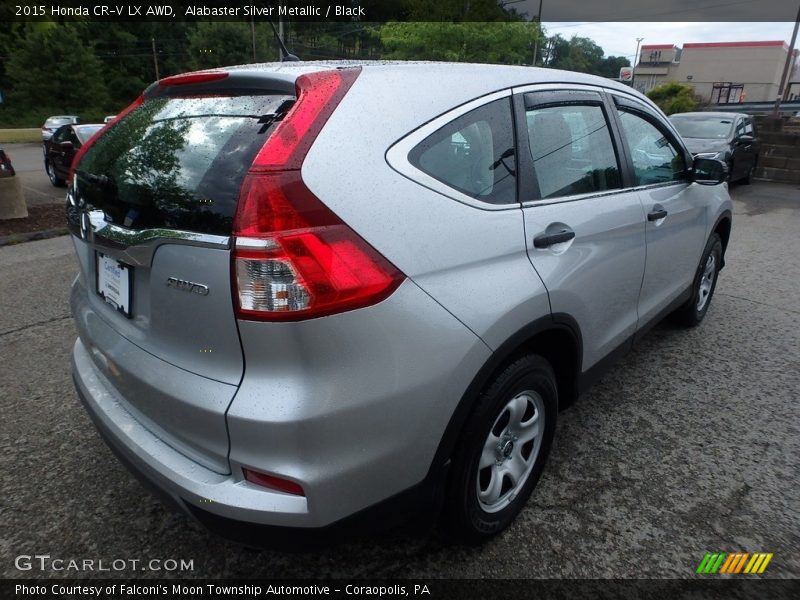Alabaster Silver Metallic / Black 2015 Honda CR-V LX AWD