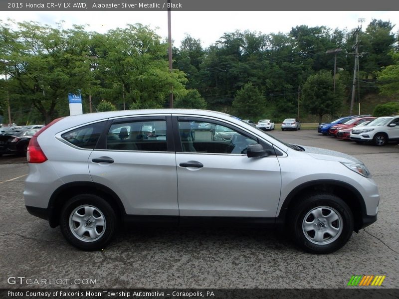 Alabaster Silver Metallic / Black 2015 Honda CR-V LX AWD
