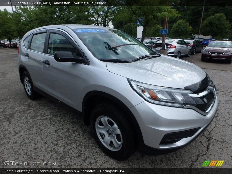 Alabaster Silver Metallic / Black 2015 Honda CR-V LX AWD