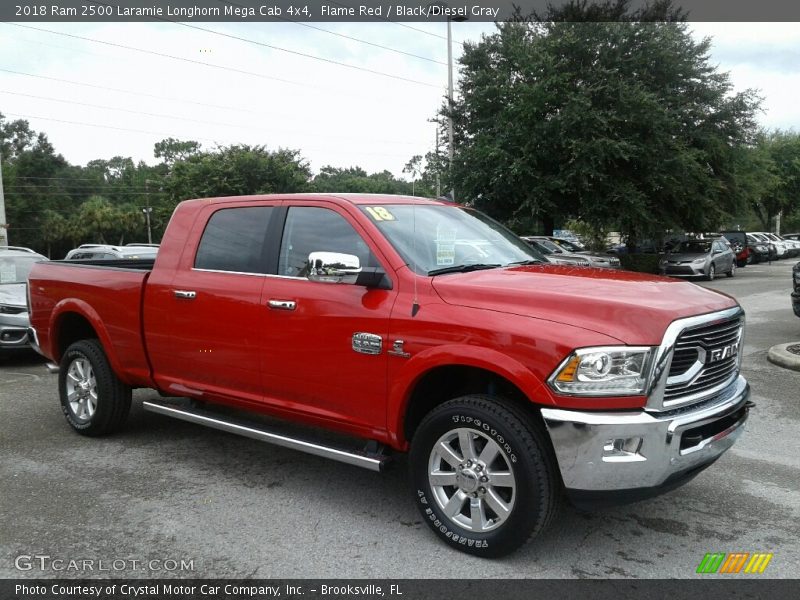 Front 3/4 View of 2018 2500 Laramie Longhorn Mega Cab 4x4
