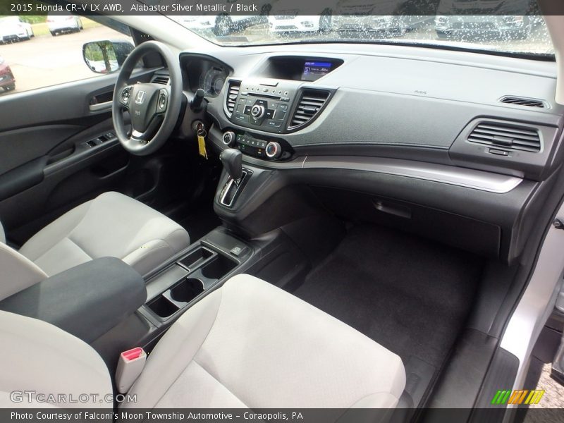 Alabaster Silver Metallic / Black 2015 Honda CR-V LX AWD