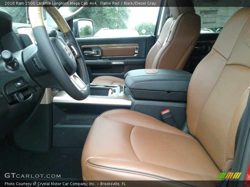 Front Seat of 2018 2500 Laramie Longhorn Mega Cab 4x4