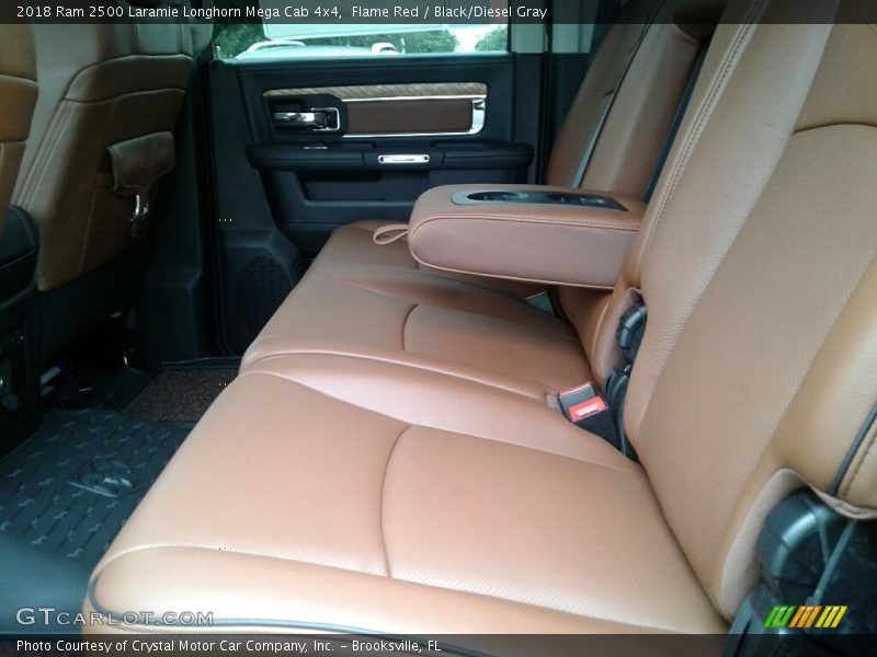 Rear Seat of 2018 2500 Laramie Longhorn Mega Cab 4x4