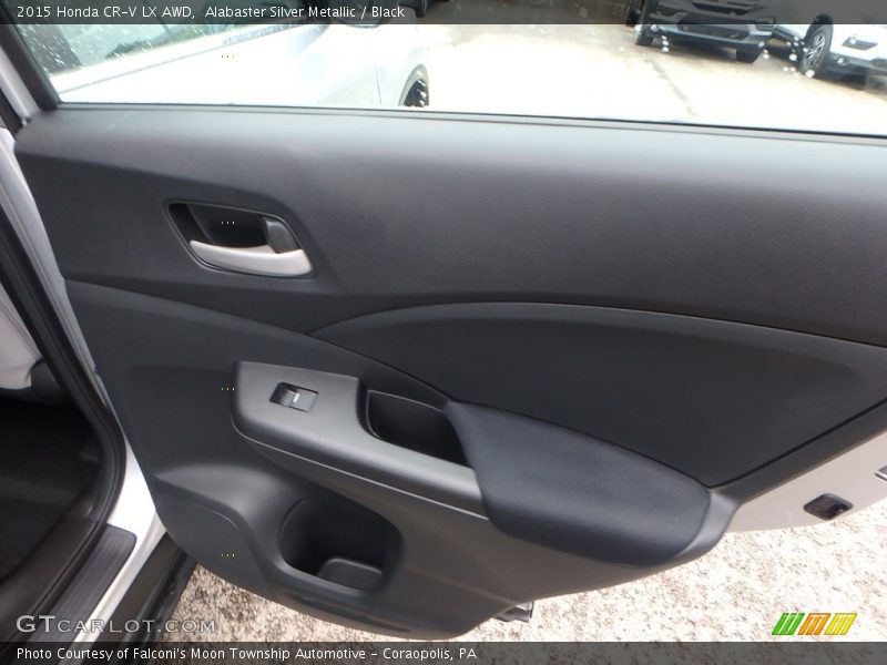 Alabaster Silver Metallic / Black 2015 Honda CR-V LX AWD