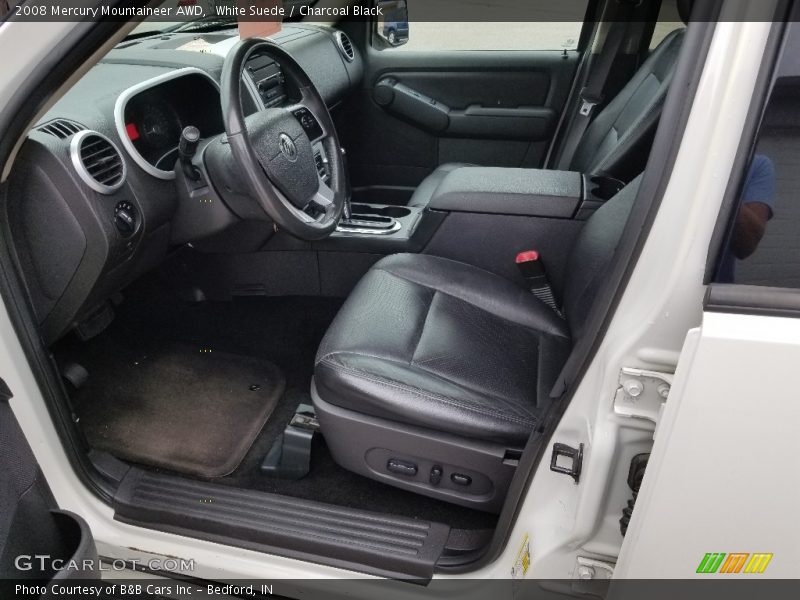 White Suede / Charcoal Black 2008 Mercury Mountaineer AWD