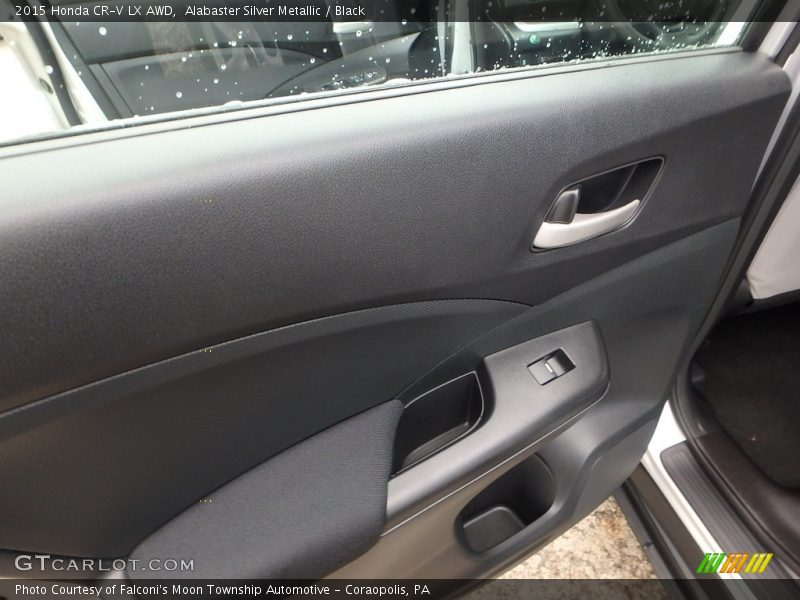 Alabaster Silver Metallic / Black 2015 Honda CR-V LX AWD
