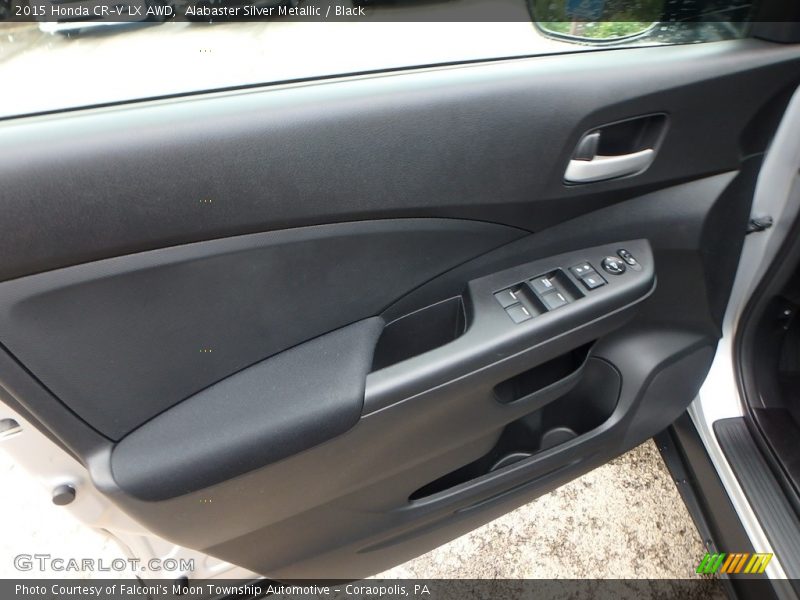 Alabaster Silver Metallic / Black 2015 Honda CR-V LX AWD
