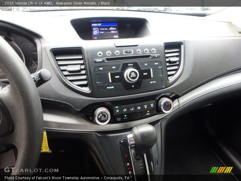 Alabaster Silver Metallic / Black 2015 Honda CR-V LX AWD
