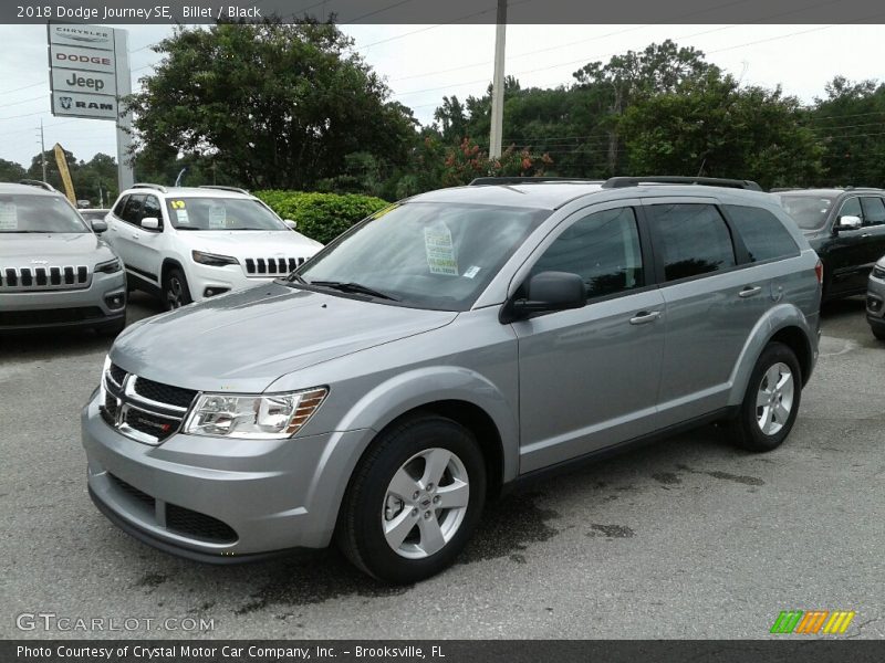 Billet / Black 2018 Dodge Journey SE