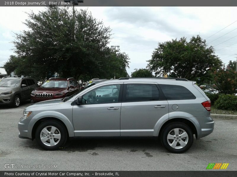 Billet / Black 2018 Dodge Journey SE