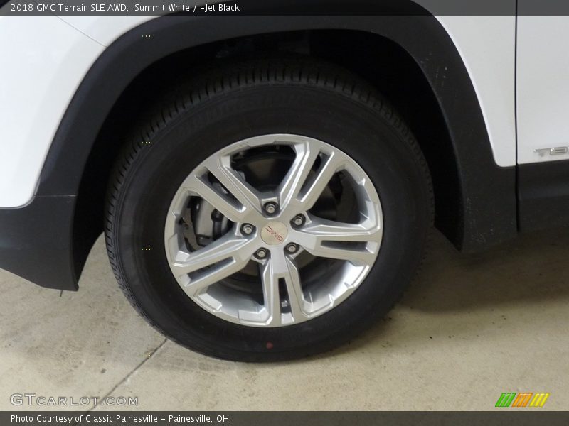 Summit White / ­Jet Black 2018 GMC Terrain SLE AWD