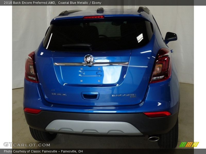 Coastal Blue Metallic / Ebony 2018 Buick Encore Preferred AWD