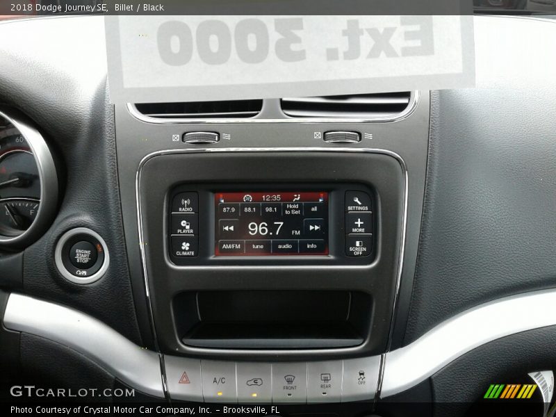 Billet / Black 2018 Dodge Journey SE