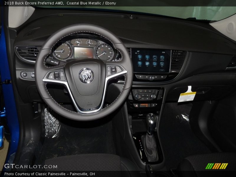 Coastal Blue Metallic / Ebony 2018 Buick Encore Preferred AWD