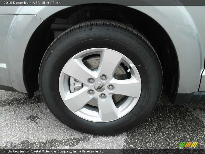 Billet / Black 2018 Dodge Journey SE