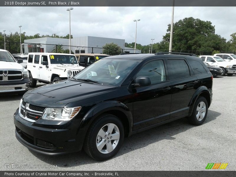 Pitch Black / Black 2018 Dodge Journey SE