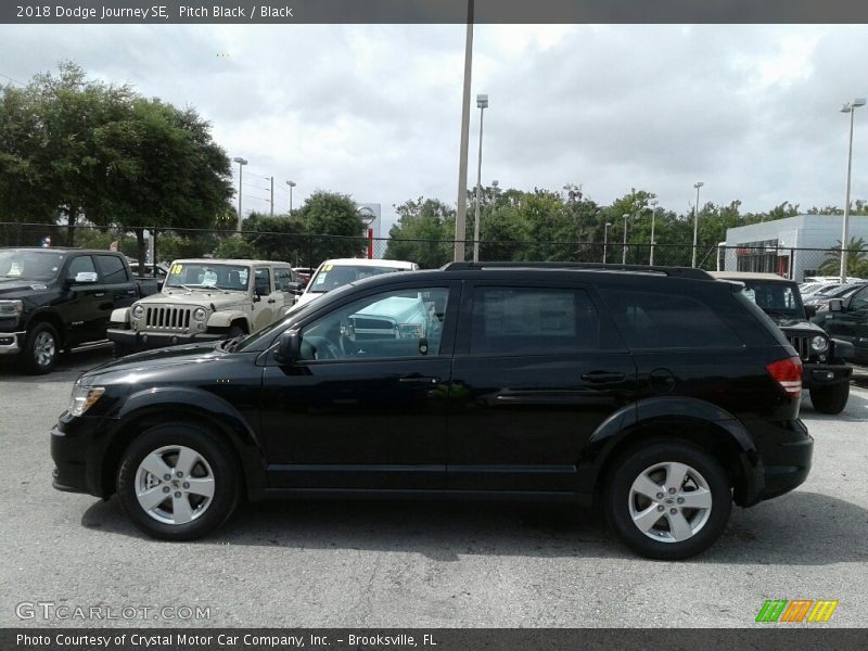 Pitch Black / Black 2018 Dodge Journey SE
