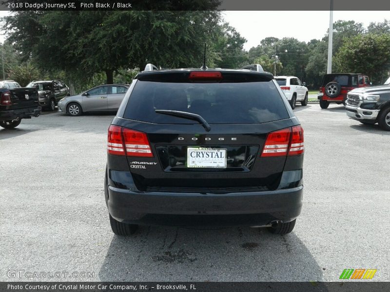Pitch Black / Black 2018 Dodge Journey SE