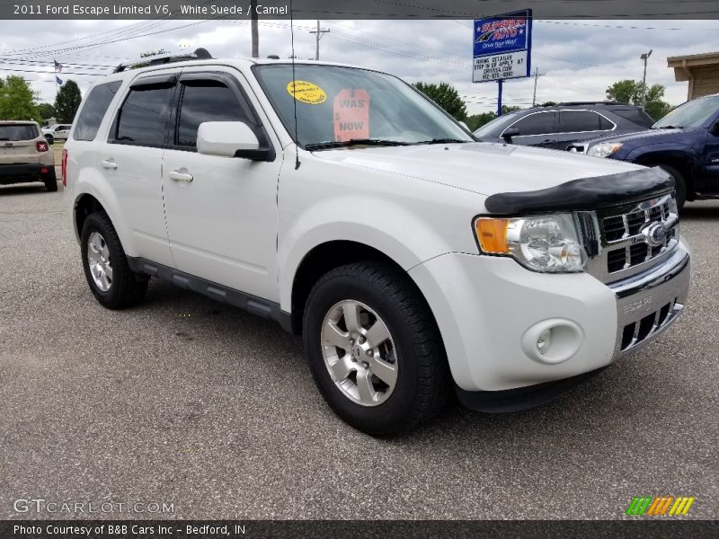 White Suede / Camel 2011 Ford Escape Limited V6