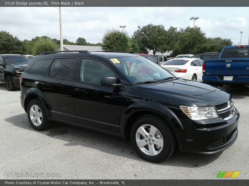 Pitch Black / Black 2018 Dodge Journey SE