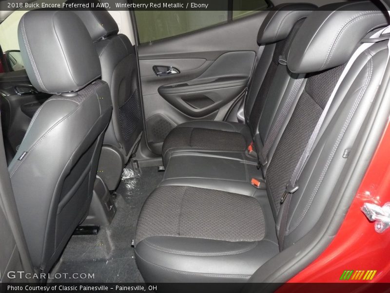 Winterberry Red Metallic / Ebony 2018 Buick Encore Preferred II AWD