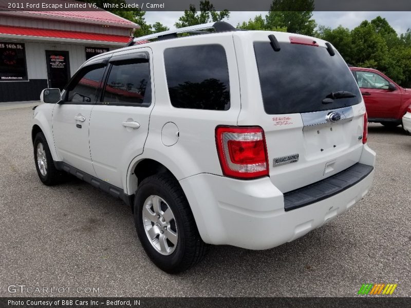 White Suede / Camel 2011 Ford Escape Limited V6