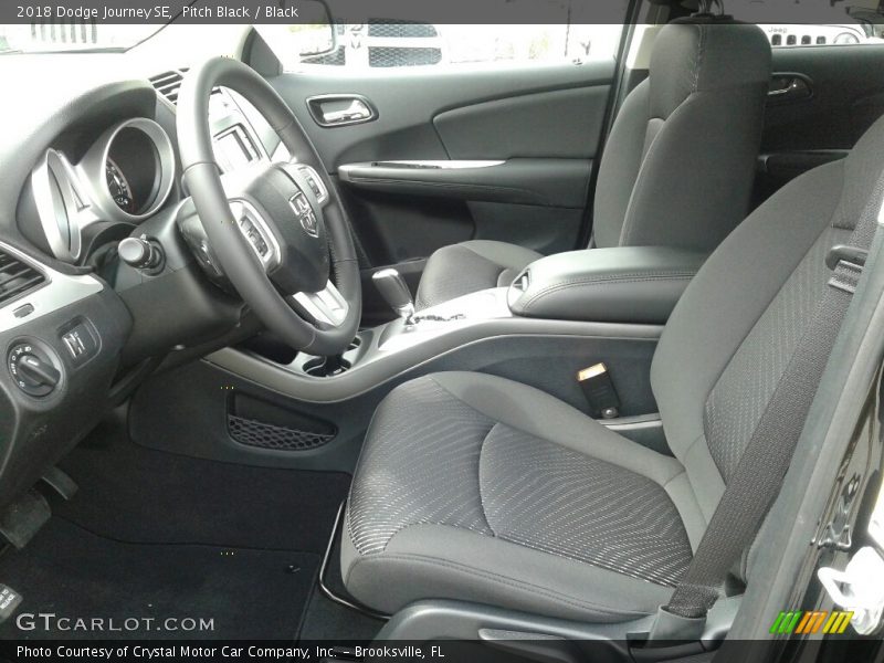 Pitch Black / Black 2018 Dodge Journey SE