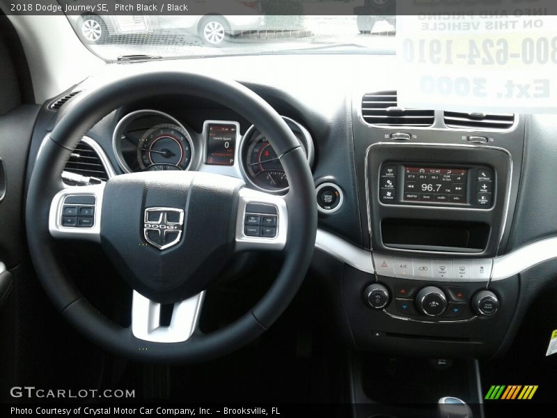 Pitch Black / Black 2018 Dodge Journey SE