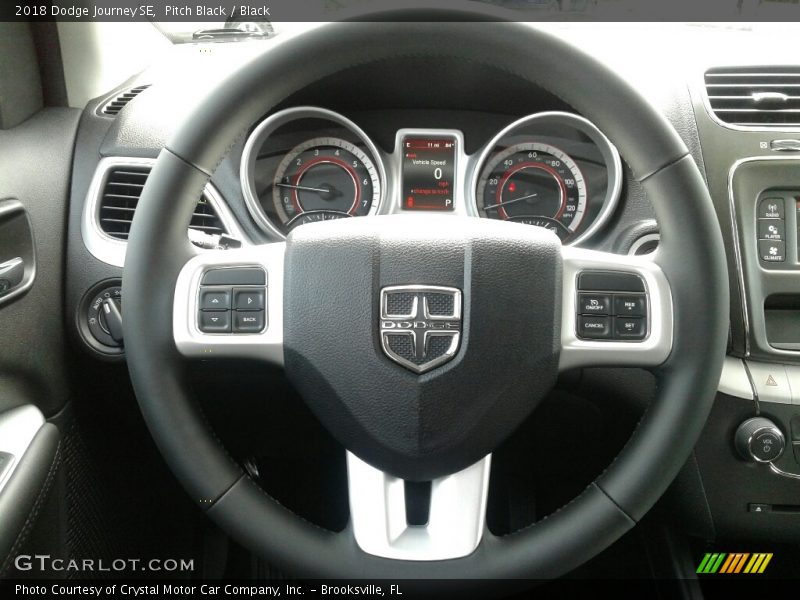 Pitch Black / Black 2018 Dodge Journey SE