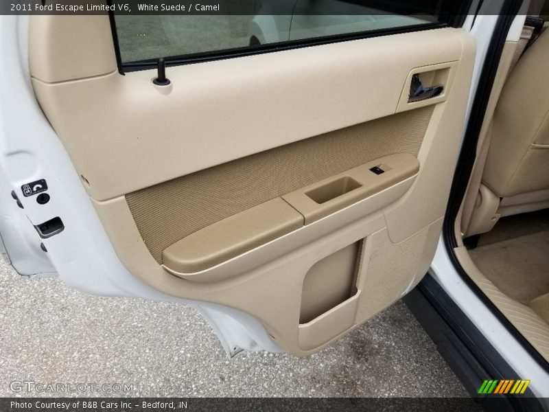 White Suede / Camel 2011 Ford Escape Limited V6