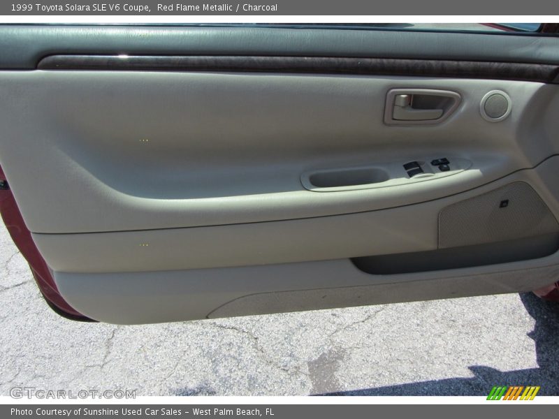 Red Flame Metallic / Charcoal 1999 Toyota Solara SLE V6 Coupe