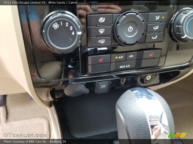 White Suede / Camel 2011 Ford Escape Limited V6