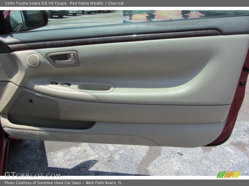 Red Flame Metallic / Charcoal 1999 Toyota Solara SLE V6 Coupe