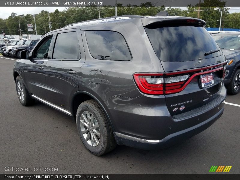 Granite Metallic / Black 2018 Dodge Durango SXT AWD