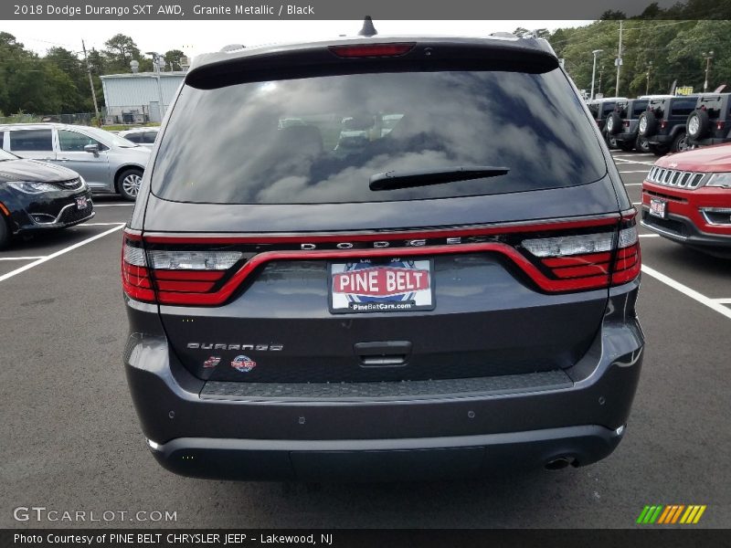 Granite Metallic / Black 2018 Dodge Durango SXT AWD