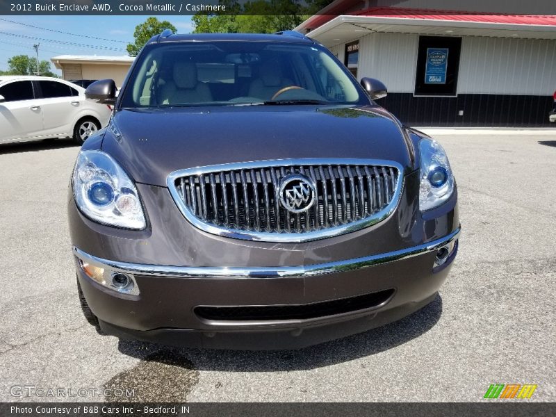 Cocoa Metallic / Cashmere 2012 Buick Enclave AWD