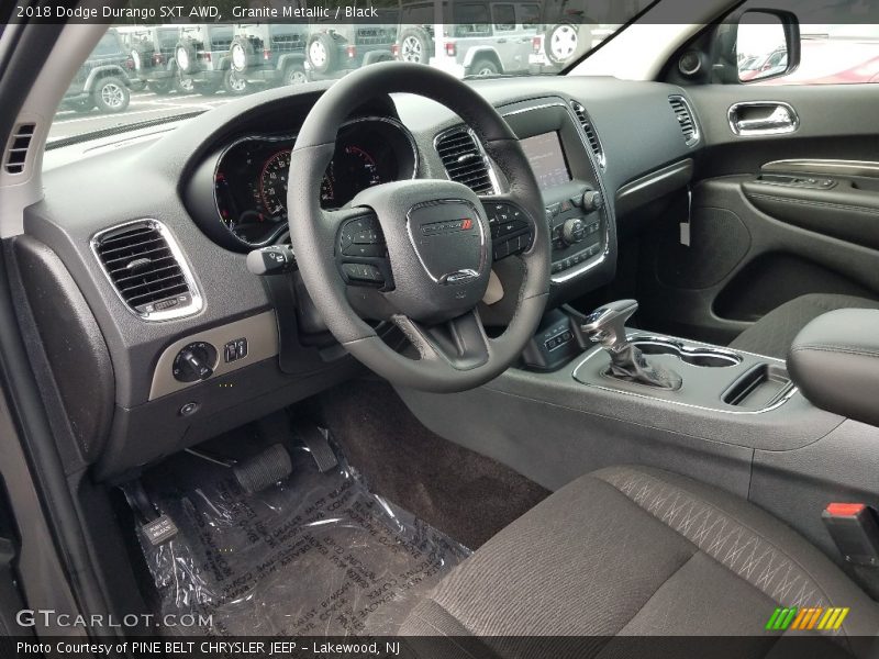 Granite Metallic / Black 2018 Dodge Durango SXT AWD