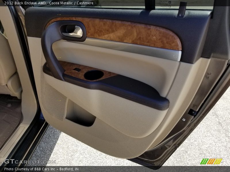 Cocoa Metallic / Cashmere 2012 Buick Enclave AWD