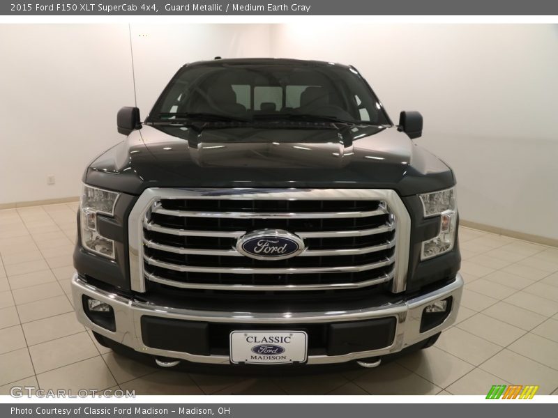 Guard Metallic / Medium Earth Gray 2015 Ford F150 XLT SuperCab 4x4